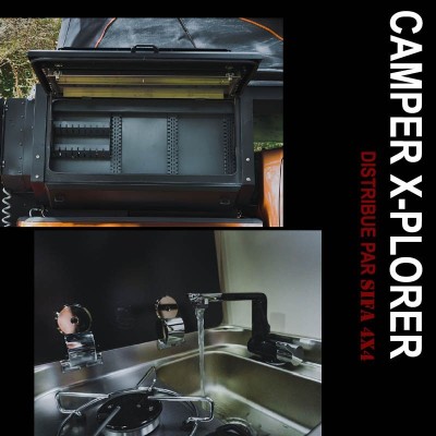 Camper x - cellule voyage pickup  sifa 4x4 ! POIDS 350 KG
